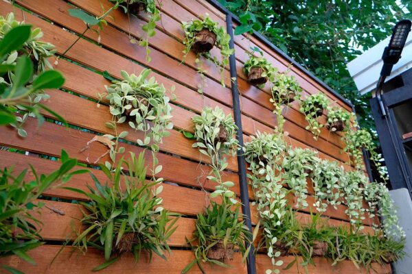 imagen de Fotomural pared con flores en decoracionesenvinilo.com