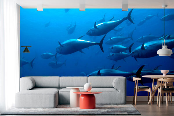 imagen de Fotomural banco atunes en decoracionesenvinilo.com