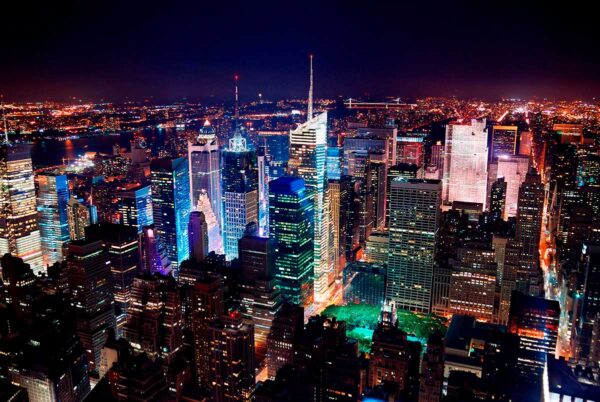 imagen de Fotomural New York noche en decoracionesenvinilo.com