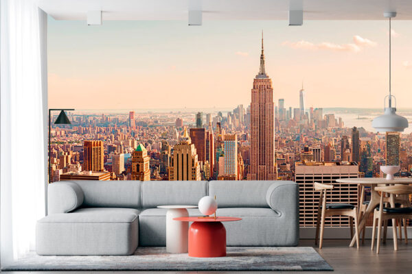 imagen de Fotomural New York atardecer en decoracionesenvinilo.com