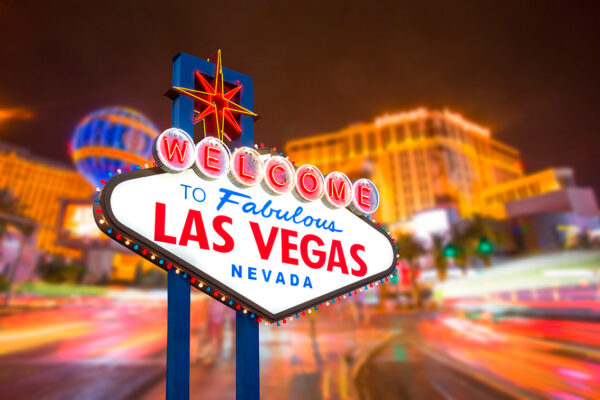 imagen de Fotomural cartel Las Vegas en decoracionesenvinilo.com