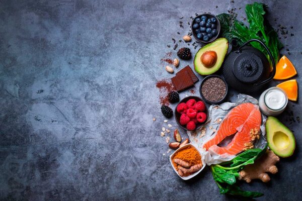 imagen de Fotomural variedad de alimentos en decoracionesenvinilo.com