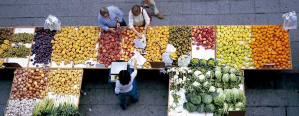 imagen de Fotomural puesto de comida en decoracionesenvinilo.com