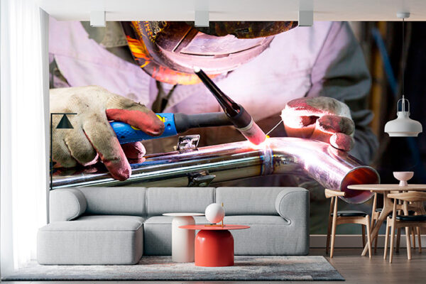 imagen de Fotomural soldadura en decoracionesenvinilo.com