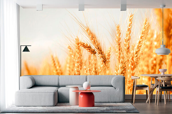 imagen de Fotomural campo trigo de espigas en decoracionesenvinilo.com