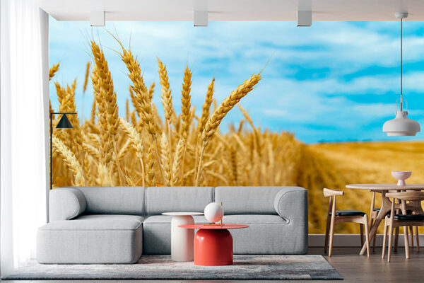 imagen de Fotomural campo de espigas de trigo en decoracionesenvinilo.com