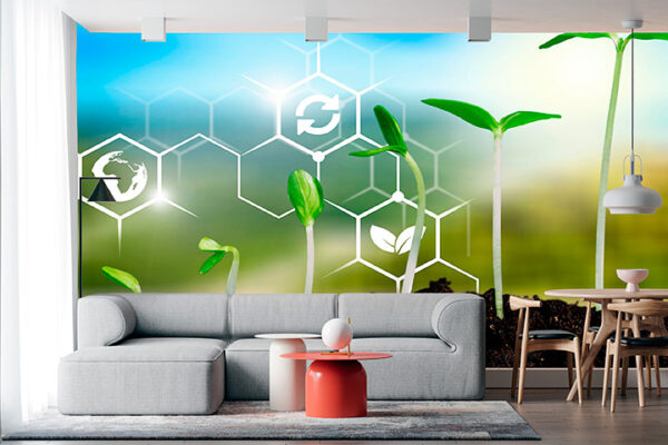 imagen de Fotomural medioambiente en decoracionesenvinilo.com