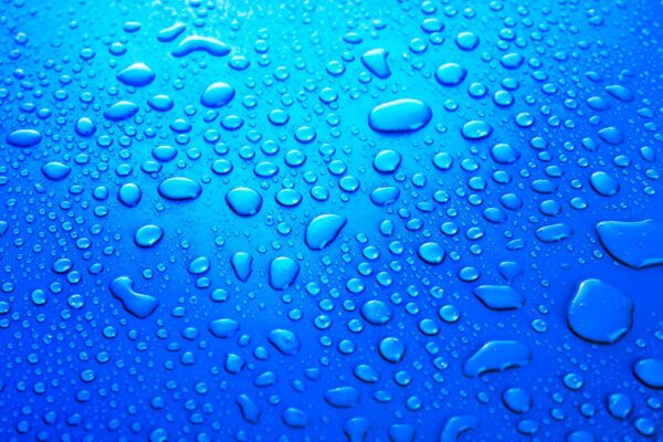 imagen de Fotomural gotas de agua azul en decoracionesenvinilo.com