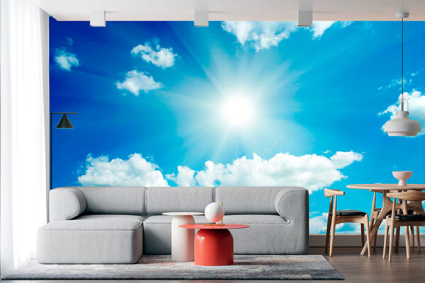 imagen de Fotomural cielo con nubes en decoracionesenvinilo.com