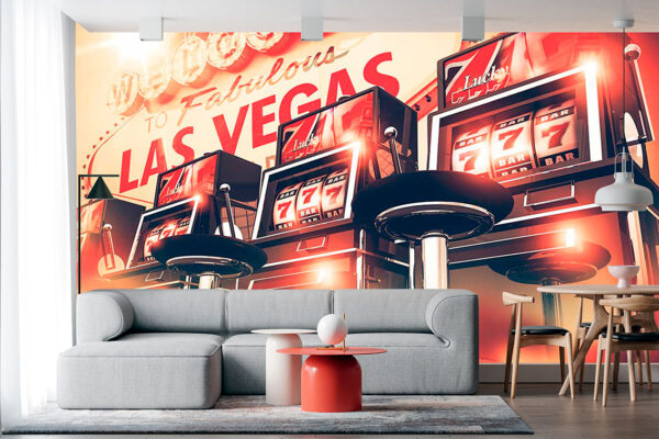 imagen de Fotomural máquina tragaperras Las Vegas en decoracionesenvinilo.com