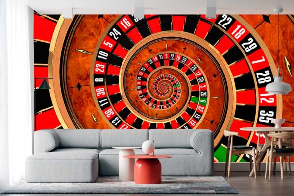 imagen de Fotomural juego ruleta en decoracionesenvinilo.com