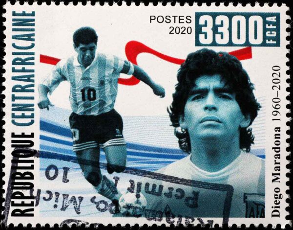 imagen de Fotomural sello Maradona en decoracionesenvinilo.com