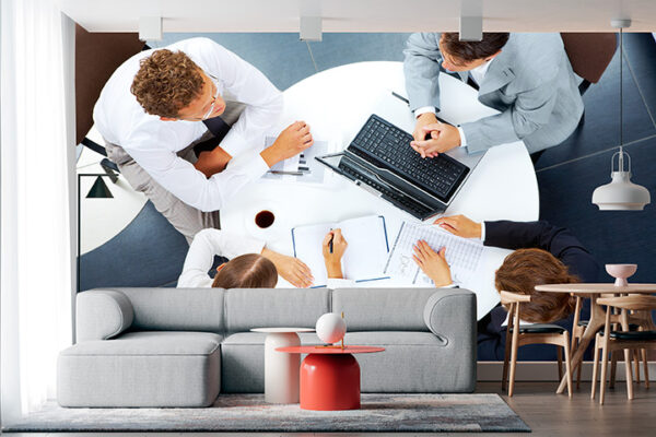 imagen de Fotomural reunión trabajo en decoracionesenvinilo.com