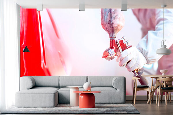 imagen de Fotomural pintando en decoracionesenvinilo.com