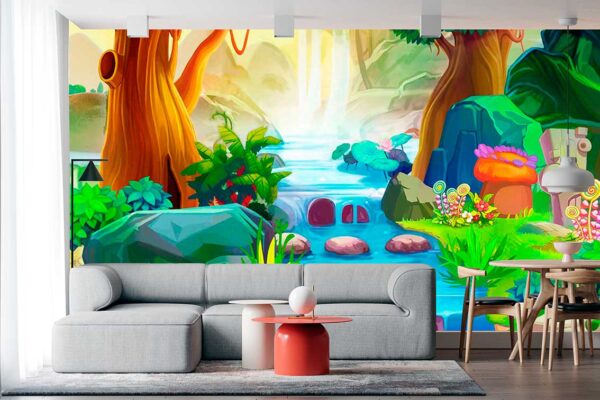 imagen de Fotomural bosque infantil en decoracionesenvinilo.com