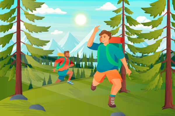 imagen de Fotomural excursión infantil en decoracionesenvinilo.com