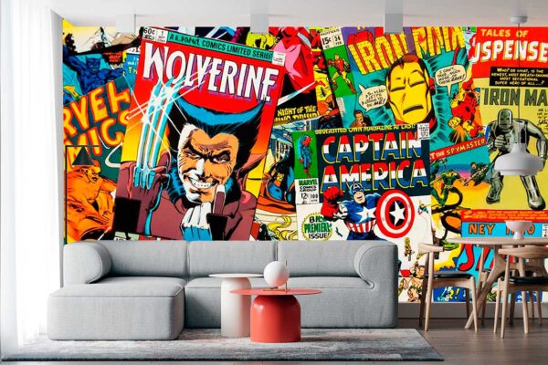 imagen de Fotomural Marvel Comics en decoracionesenvinilo.com