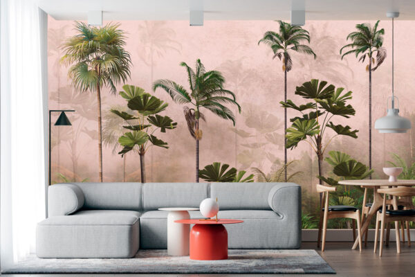 imagen de Fotomural árboles tropicales en decoracionesenvinilo.com