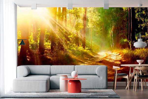 imagen de Fotomural camino bosque en decoracionesenvinilo.com