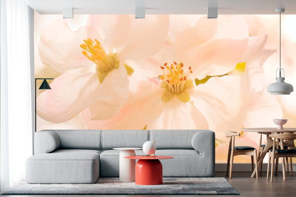 imagen de Fotomural flor blanca en decoracionesenvinilo.com