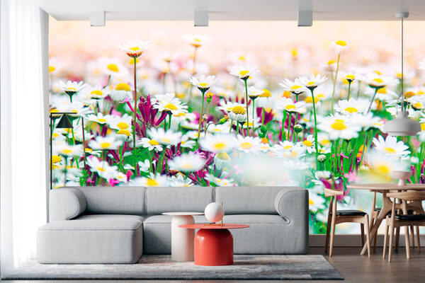 imagen de Fotomural flores margaritas en decoracionesenvinilo.com