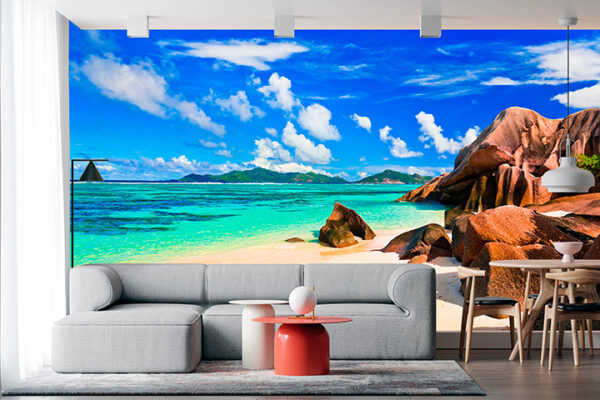 imagen de Fotomural rocas al mar en decoracionesenvinilo.com