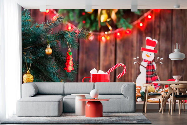imagen de Fotomural decoración navideña en decoracionesenvinilo.com