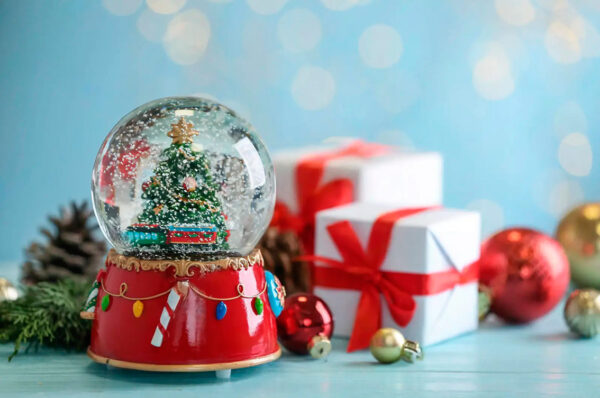imagen de Fotomural bolas navideñas en decoracionesenvinilo.com