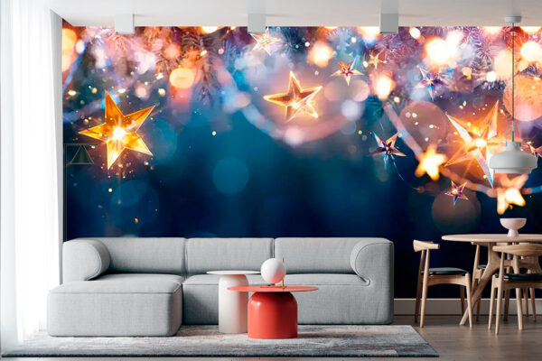 imagen de Fotomural luces de estrellas en decoracionesenvinilo.com