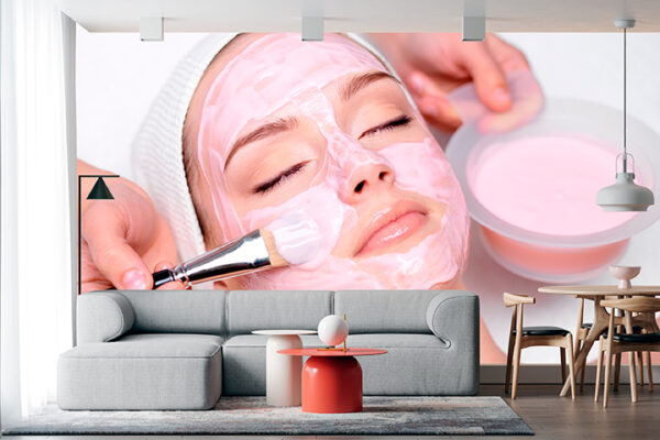 imagen de Fotomural mascarilla en decoracionesenvinilo.com