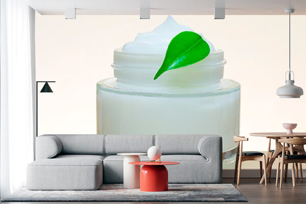 imagen de Fotomural crema facial en decoracionesenvinilo.com