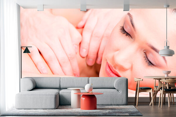 imagen de Fotomural masaje en decoracionesenvinilo.com
