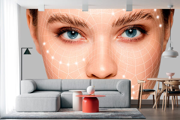 imagen de Fotomural estética facial en decoracionesenvinilo.com