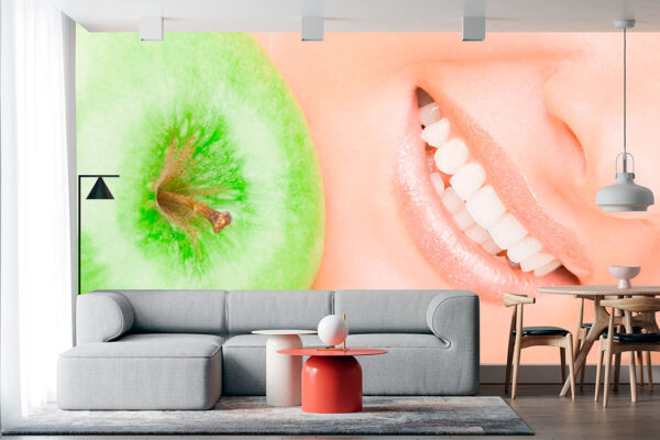 imagen de Fotomural sonrisa perfecta en decoracionesenvinilo.com