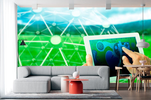 imagen de Fotomural agricultura científica en decoracionesenvinilo.com