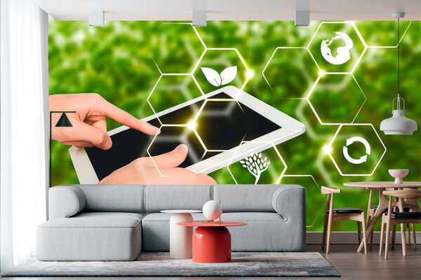 imagen de Fotomural agricultura conectada en decoracionesenvinilo.com