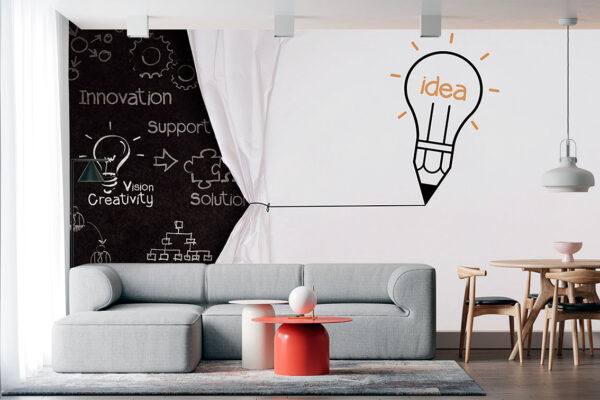 imagen de Fotomural creatividad empresarial en decoracionesenvinilo.com