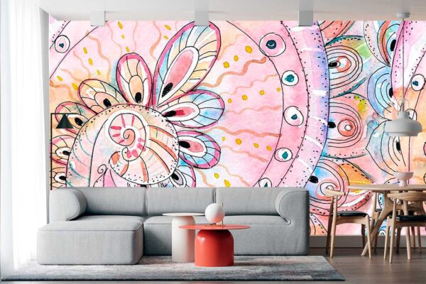 imagen de Fotomural arte bohemio en decoracionesenvinilo.com