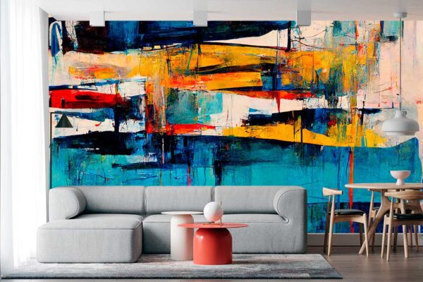 imagen de Fotomural arte abstracto en decoracionesenvinilo.com