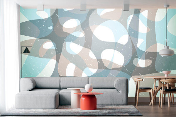 imagen de Fotomural figuras geometricas en decoracionesenvinilo.com