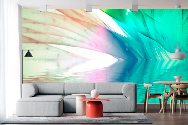 imagen de Fotomural colorido abstracto en decoracionesenvinilo.com