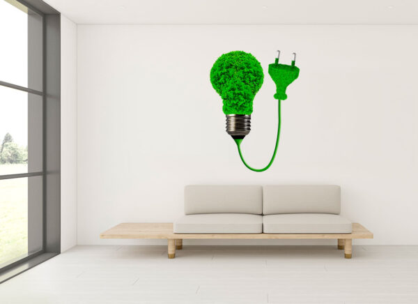 imagen de Luz verde cesped en decoracionesenvinilo.com